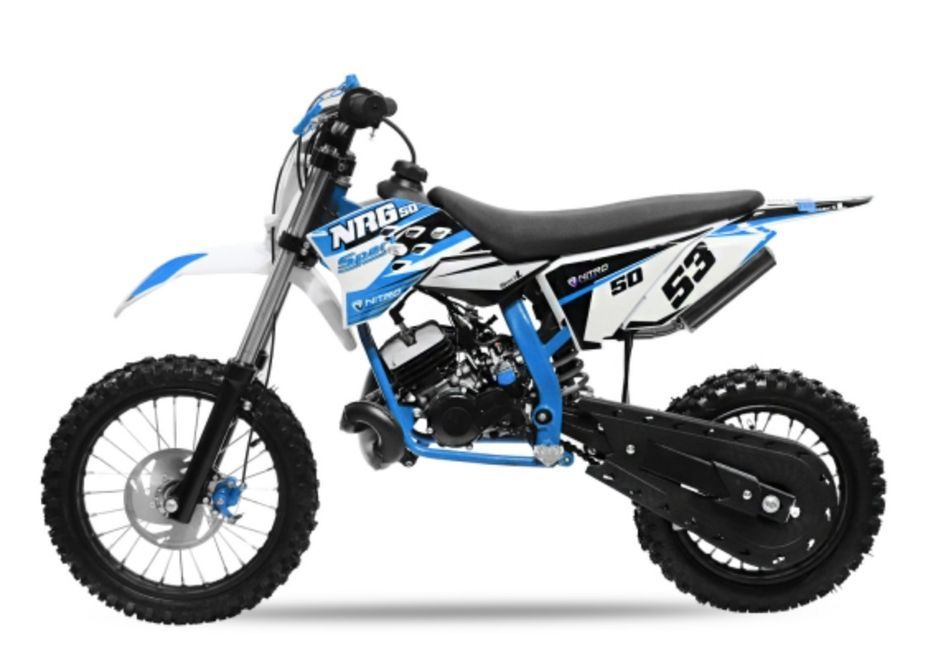 NRG Racing 50cc bleu 14/12 pouces 9cv automatique - Photo n°1