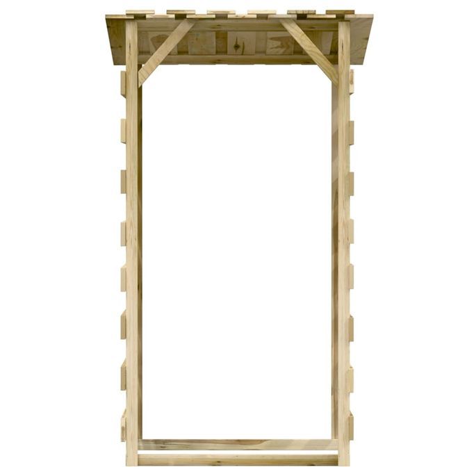 Pergolas avec toits 2 pcs 100x90x200 cm Bois de pin imprégné - Photo n°4
