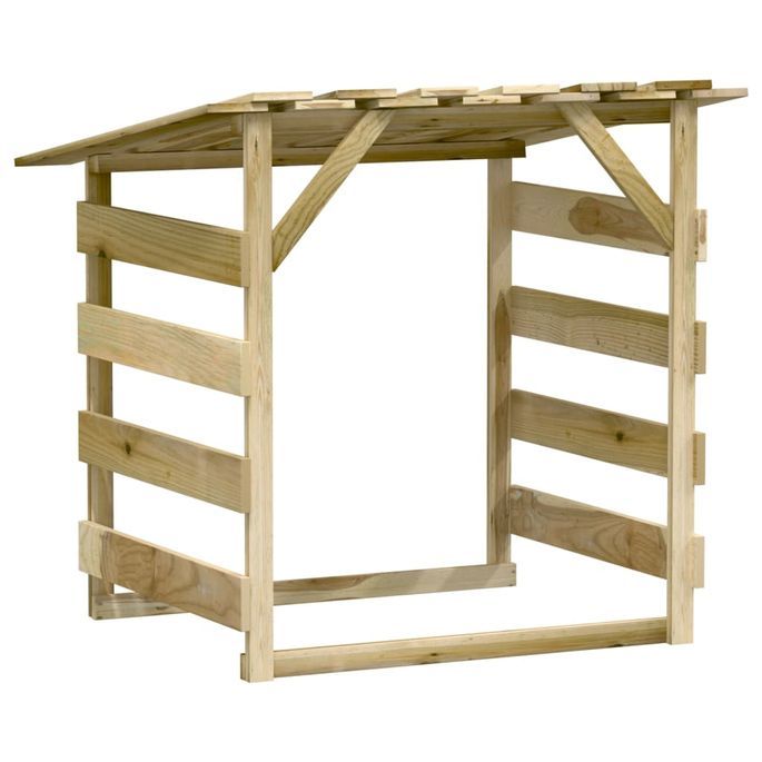 Pergolas avec toits 6 pcs 100x90x100 cm Bois de pin imprégné - Photo n°3