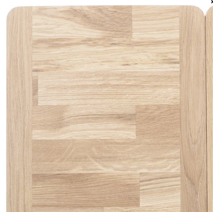 Petite table extensible en bois de chêne massif blanchi Miniko 110 à 170 cm - Photo n°6