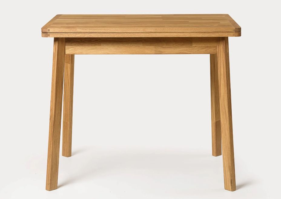 Petite table extensible en bois de chêne massif Larry 90/130 cm - Photo n°4