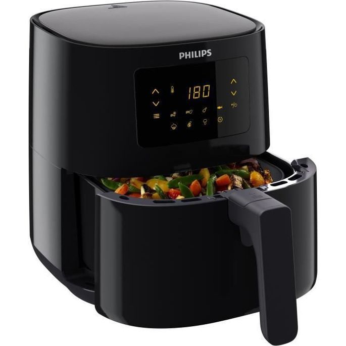 PHILIPS HD9252/90 Airfryer Essential Compact - Friteuse - 0,8kg - Rapid ...