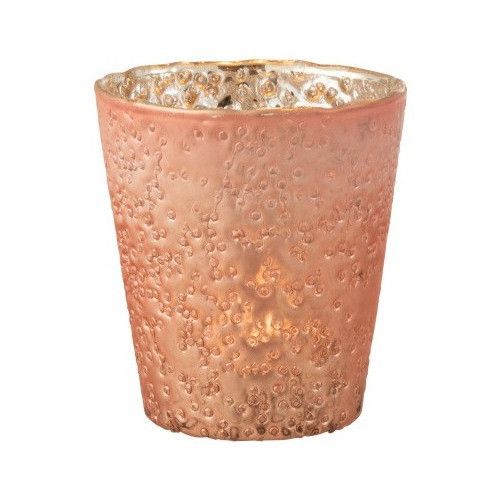 Photophore verre orange Indie H 11 cm - Photo n°2