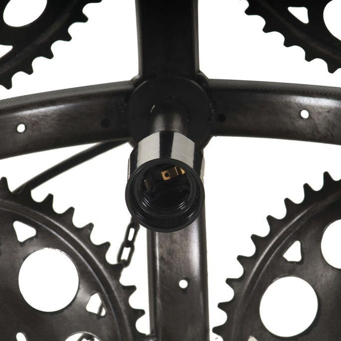 Plafonnier industriel en forme de roue dentée 45 cm E27 - Photo n°5