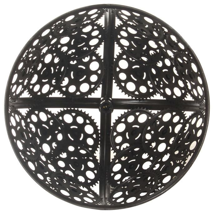 Plafonnier industriel en forme de roue dentée 65 cm E27 - Photo n°4