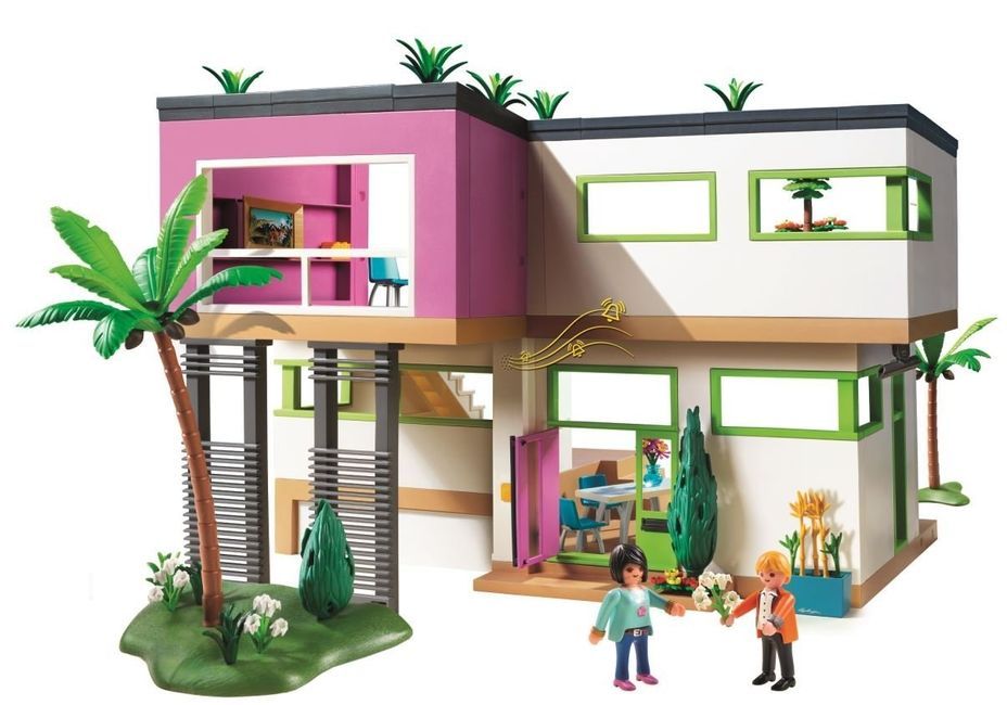 maison moderne playmobil 5574