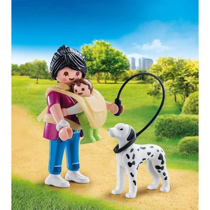 Playmobil Maman Avec Bebe Et Chien Lestendances Fr