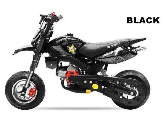 Pocket bike 49cc Sport Hobbit 6,5/6,5 noir - Photo n°2