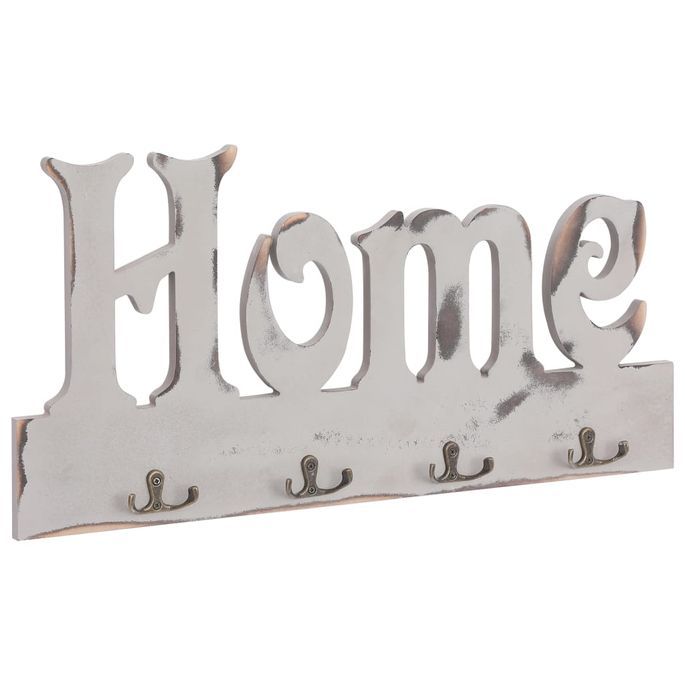 Porte-manteau mural HOME 50x23 cm - Photo n°1