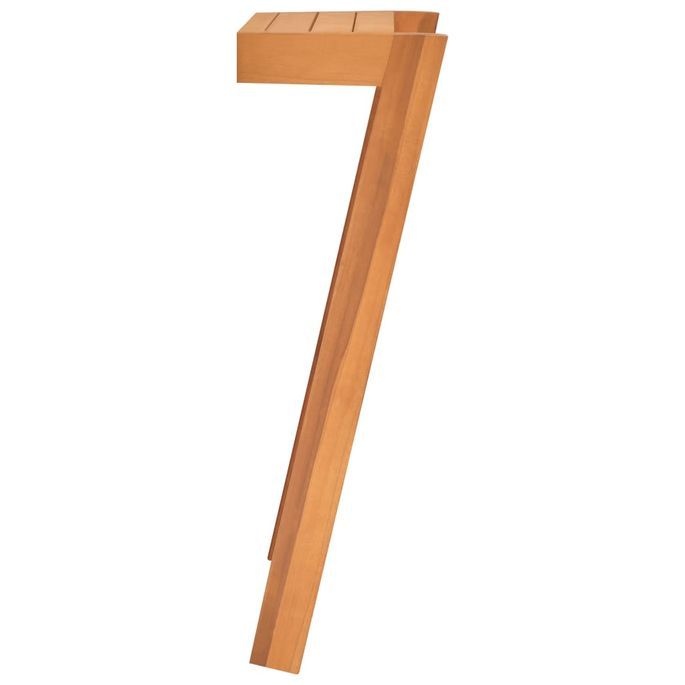 Porte-serviettes 2 pcs Bois de teck massif - Photo n°5