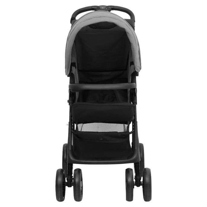Poussette pour bébé 3-en-1 Gris clair et noir Acier - Photo n°6