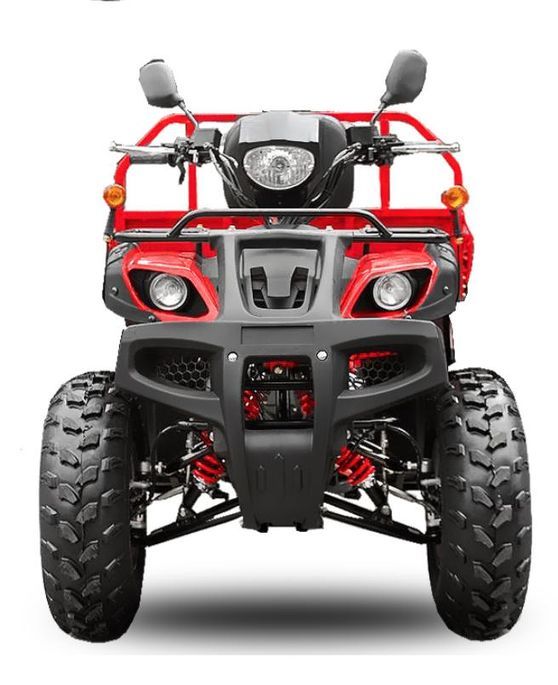 Quad Jinling Dumper 150cc avec benne noir et rouge - Photo n°2