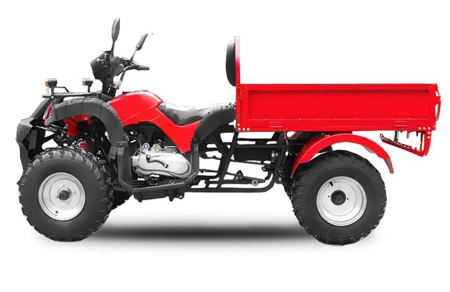 Quad Jinling Dumper 150cc avec benne rouge - Photo n°3