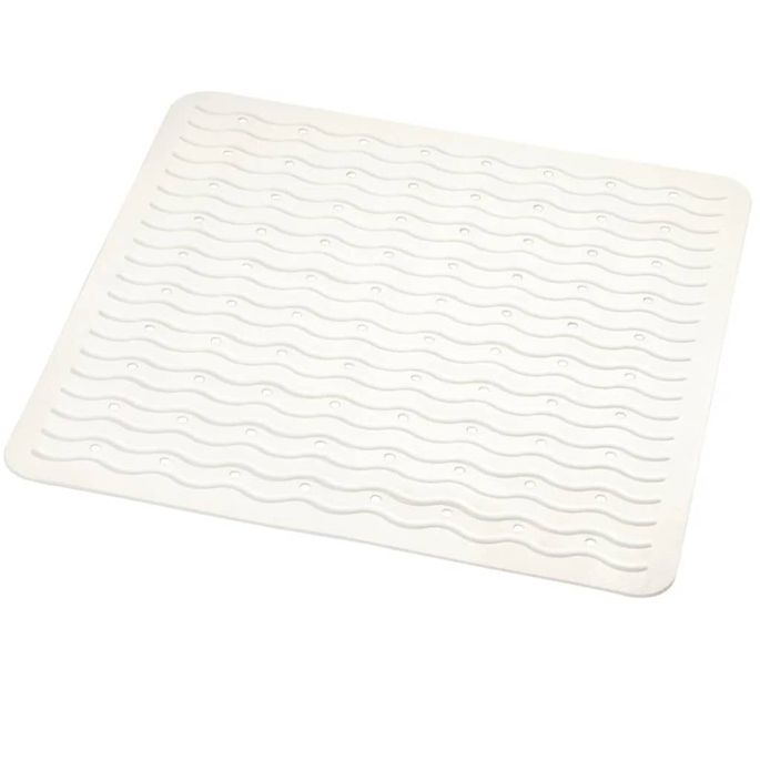 RIDDER Tapis de douche antidérapant Playa 54 x 54 cm Blanc 68401 - Photo n°1