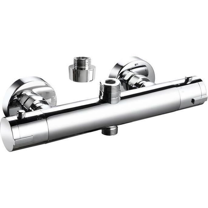 ROUSSEAU THERMOSTATIQUE DOUCHE LOONA CHROME - Photo n°1