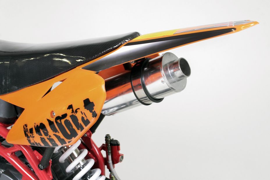 SKY 125cc deluxe orange 17/14 pouces boite mécanique 4 temps Dirt Bike - Photo n°10