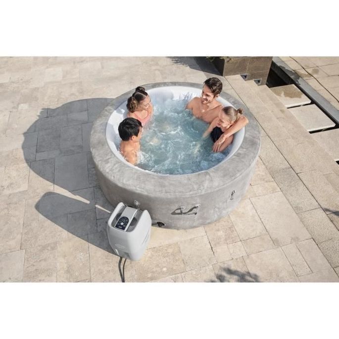 Spa gonflable BESTWAY Lay-Z-Spa Zurich - 2 a 4 personnes - 180 x 66 cm - 120 Airjet - Photo n°6