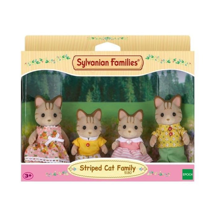 Sylvanian Families 5180 Famille Chat Tigre Lestendances Fr
