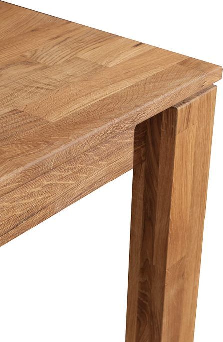 Table à manger en bois de chêne massif Ritza 140 cm - Photo n°5
