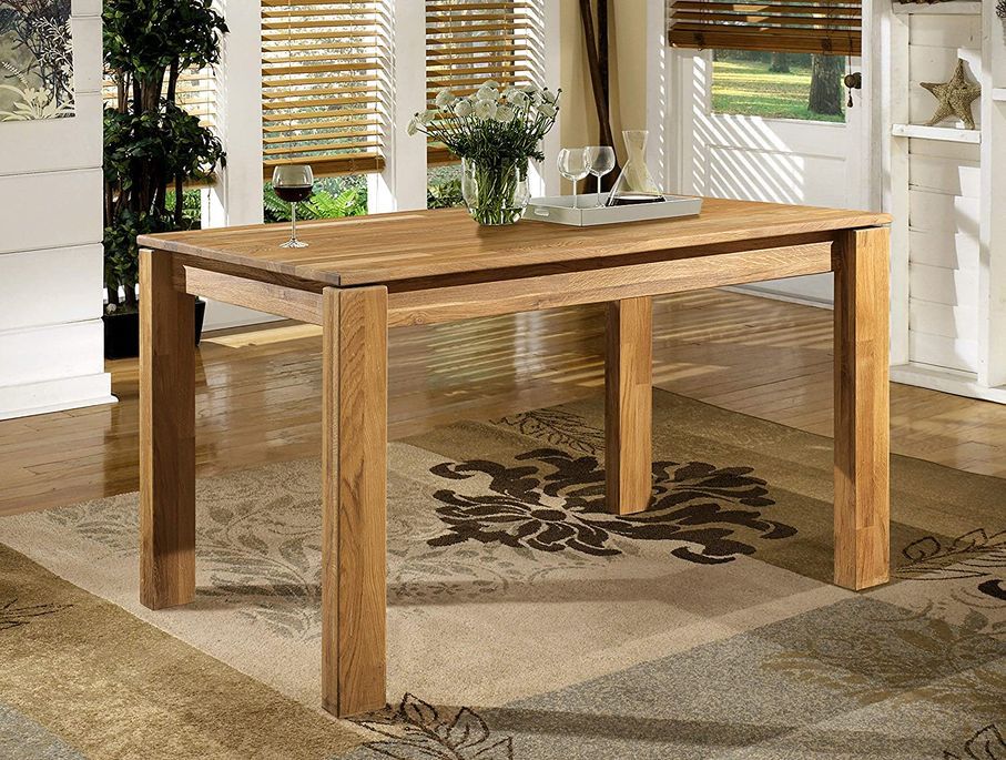 Table à manger en bois de chêne massif Ritza 180 cm - Photo n°2