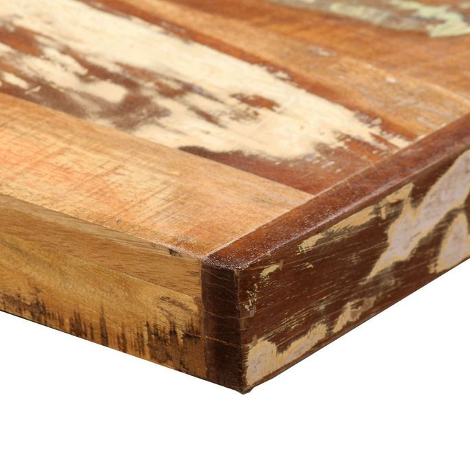 Table à manger industriel bois recyclé Zingo 180 cm - Photo n°4