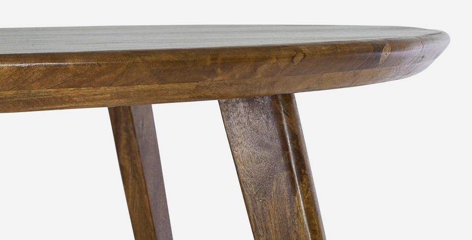 Table à manger ronde en bois de manguier marron Sylvie D 120 cm - Photo n°5