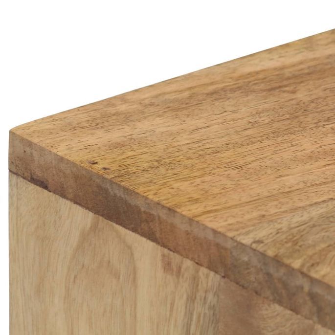 Table console 90x45x75 cm Bois de manguier massif - Photo n°5