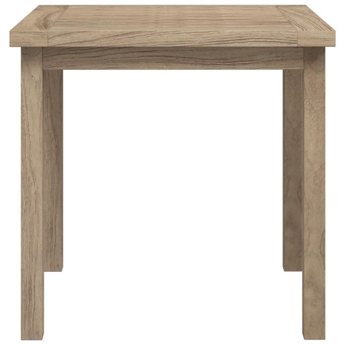 Table d'appoint 45x45x45 cm Bois massif de teck - Photo n°3