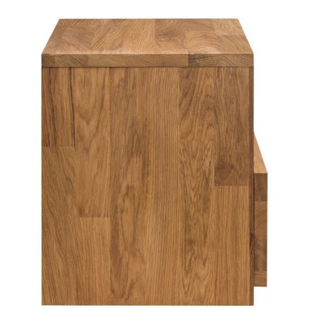 Table d'appoint en bois de chêne massif Danark - Photo n°6