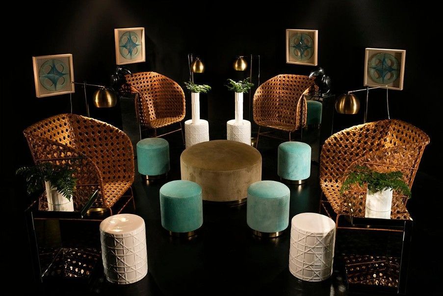 Table d'appoint miroir argenté Timon L 40 cm - Photo n°2