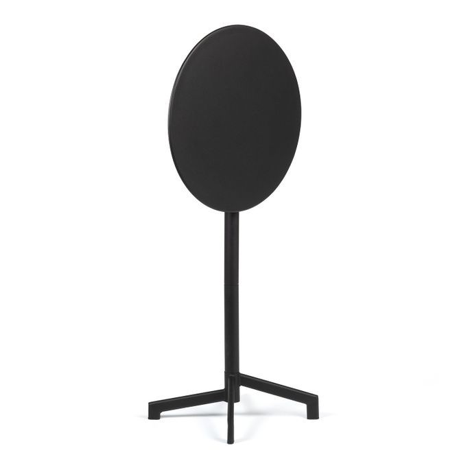 Table de bar ronde réglable acier noir mate Snook 60 cm - Photo n°4