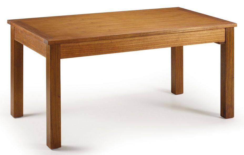 Table de repas rectangulaire extensible en bois massif de Mindy Orka 160/220 cm - Photo n°2