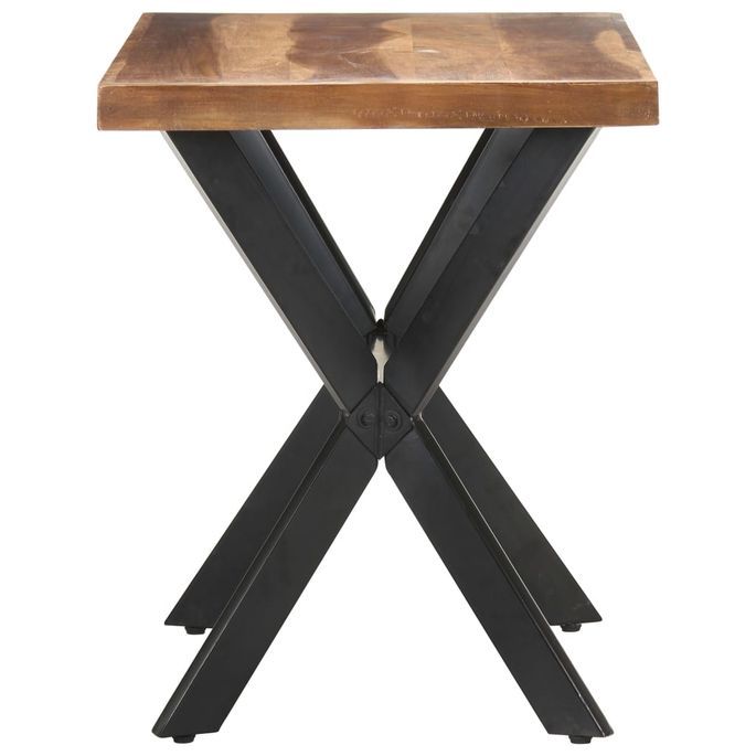 Table de salle à manger 120x60x75 cm Bois massif - Photo n°3