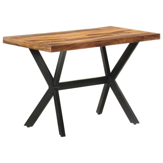 Table de salle à manger 120x60x75 cm Bois massif - Photo n°10