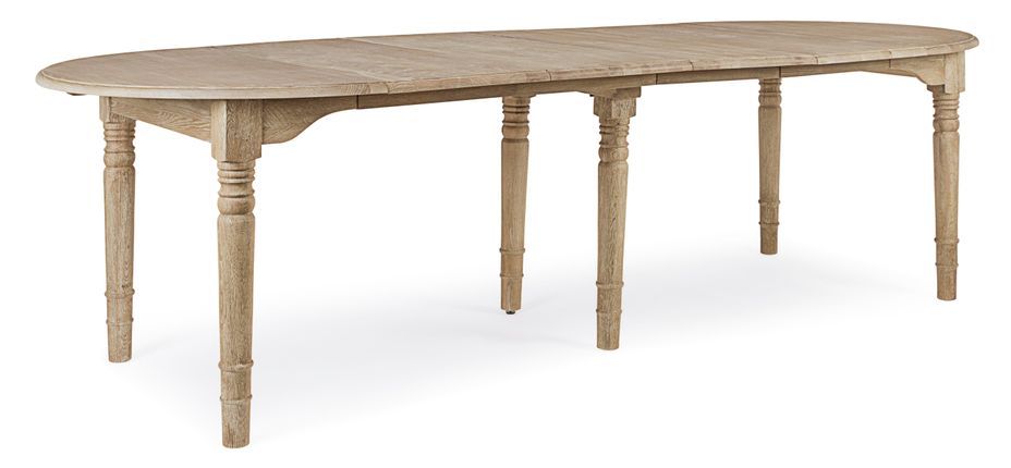 Table extensible bois de chêne naturel Badou L 110/272 - Photo n°1