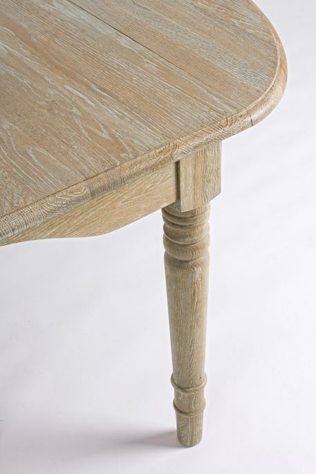 Table extensible bois de chêne naturel Badou L 152/382 - Photo n°10