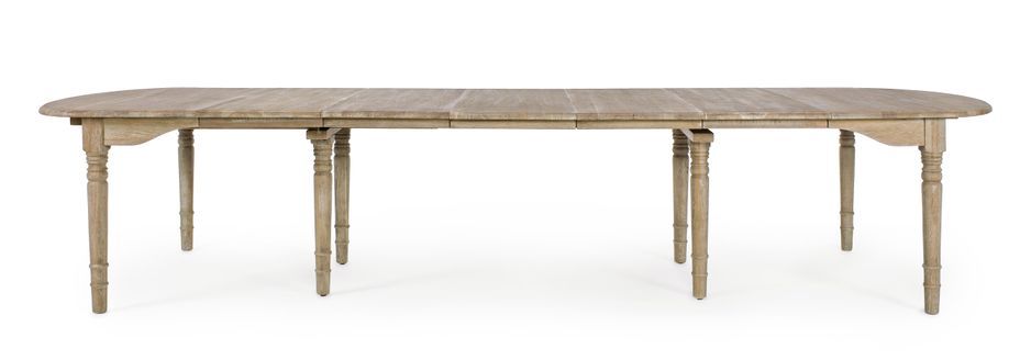 Table extensible bois de chêne naturel Badou L 152/382 - Photo n°14