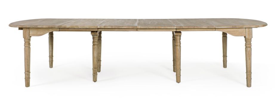 Table extensible bois de chêne naturel Badou L 152/382 - Photo n°15