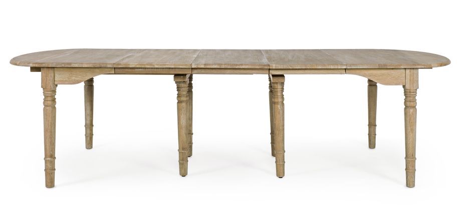 Table extensible bois de chêne naturel Badou L 152/382 - Photo n°16