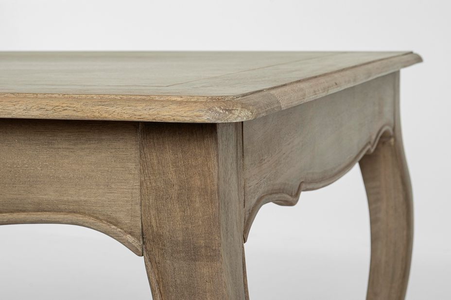 Table extensible bois de manguier massif finition naturelle Domika 180/225 cm - Photo n°4