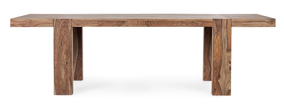 Table extensible bois de shesham naturel Sany L 175/265 cm - Photo n°7