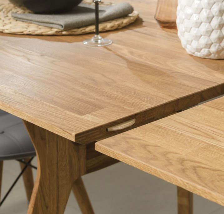 Table extensible en bois de chêne massif Osword 170 à 210 cm - Photo n°6