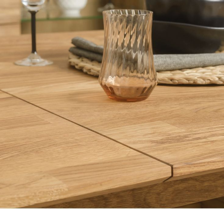 Table extensible en bois de chêne massif Osword 170 à 210 cm - Photo n°7