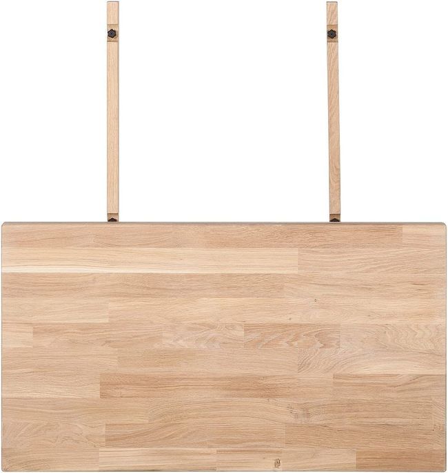 Table extensible en chêne massif blanchi Ritza 140 à 190 cm - Photo n°4