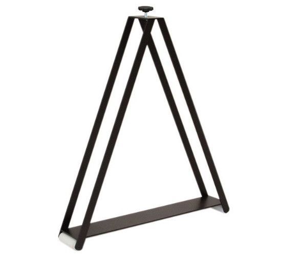 Table moderne extensible 6 à 20 places L 180 à 440 cm bois clair avec cadre et pieds en métal anthracite Likro - Photo n°9