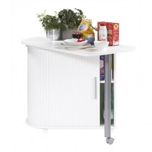 Table pivotante blanche Cool 100 - Photo n°3
