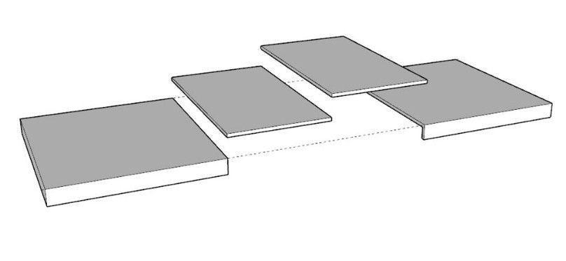 Table rectangulaire extensible 6 à 10 places L 120 à 224 cm blanc et pieds acier gris foncé Flavien - Photo n°6