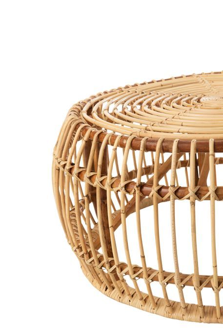 Table ronde rotin naturel Ana D 81 cm - Photo n°4