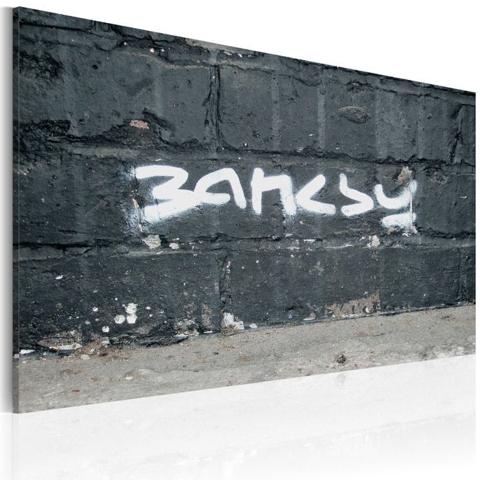 Tableau Banksy: signature - Photo n°1