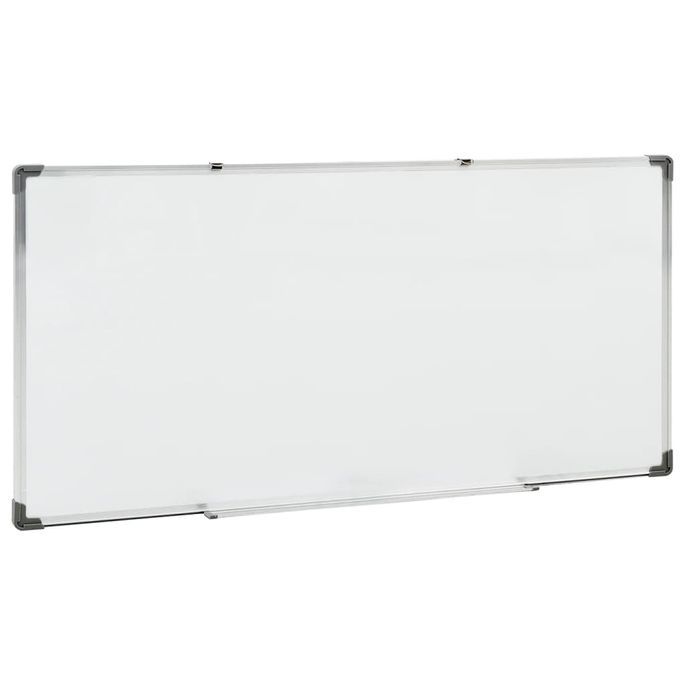 Tableau blanc magnétique Blanc 110x60 cm Acier - Photo n°3